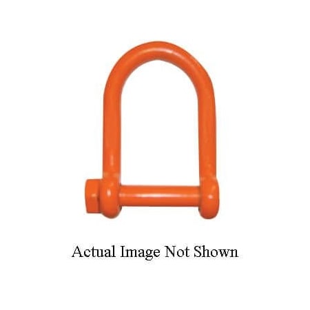 Cm Long Reach Shackle, 10000 Lb, 34 In, 088 In Pin Dia, Screw Pin, 5 In Inner Length, 234 In M7152